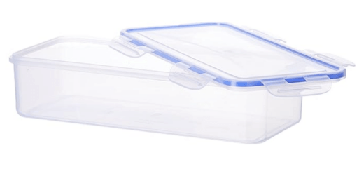 Aristo Lock & Fresh 332 Plastic Storage Container For Storing grains, pulses, rice, wheat etc- 2200 ML, Transparent Clear, large (32 x 15 x 8.5 cm) - Image 2